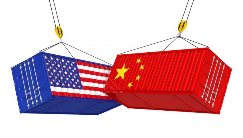 The two global giant containers are colliding
