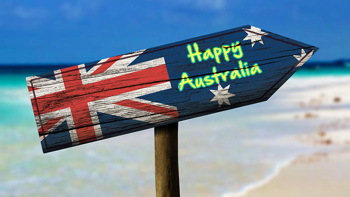 The Aussie flag doesn't look so proud today