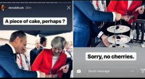 Even Donald Tusk is poking fun at Theresa May