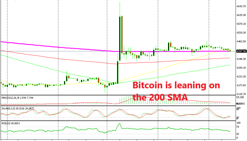 Bitcoin still hold half the gains from the spike