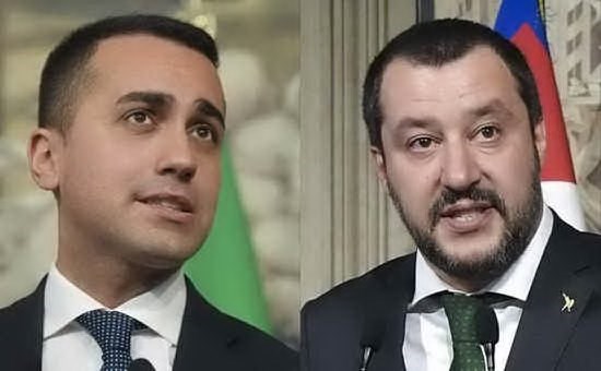 Italian leaders Salvini and Di Maio