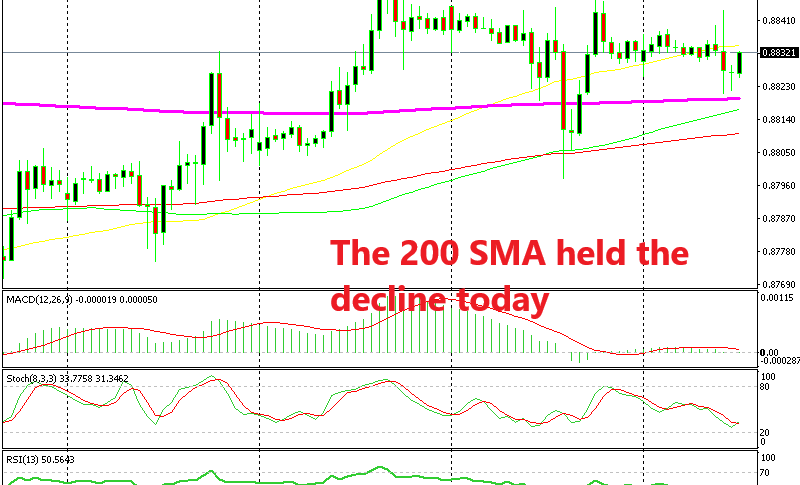 EUR/GBP is already reversing up after the refresh down