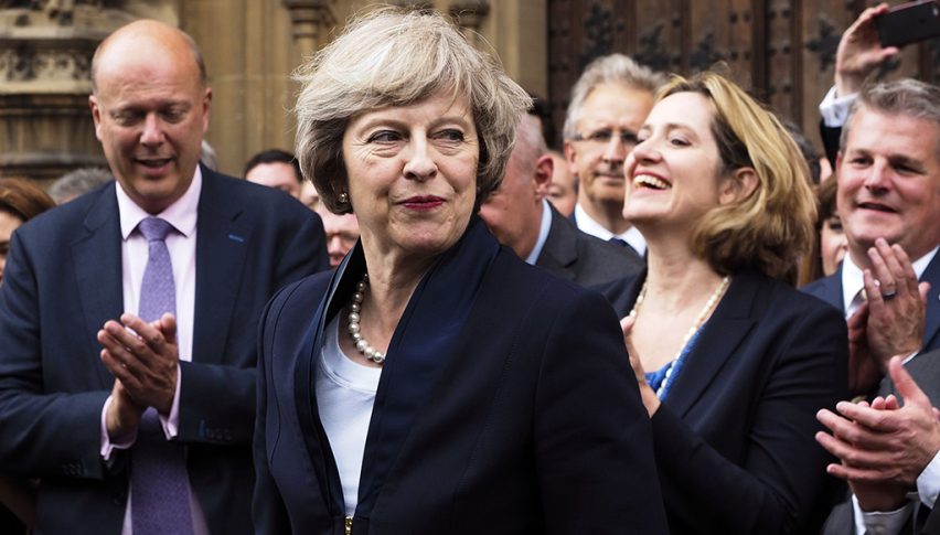 Theresa May's support is growing today in the Conservative Party