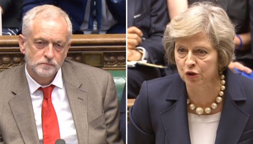 Corbyn wants Theresa May's chair at some point