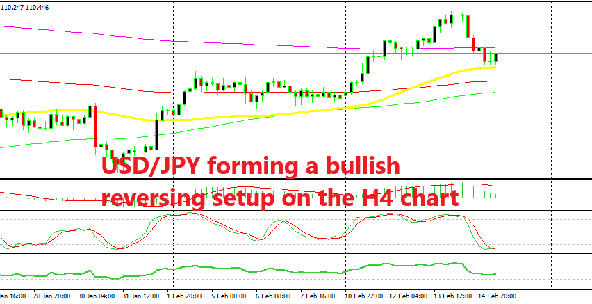 The retrace is complete in USD/JPY now