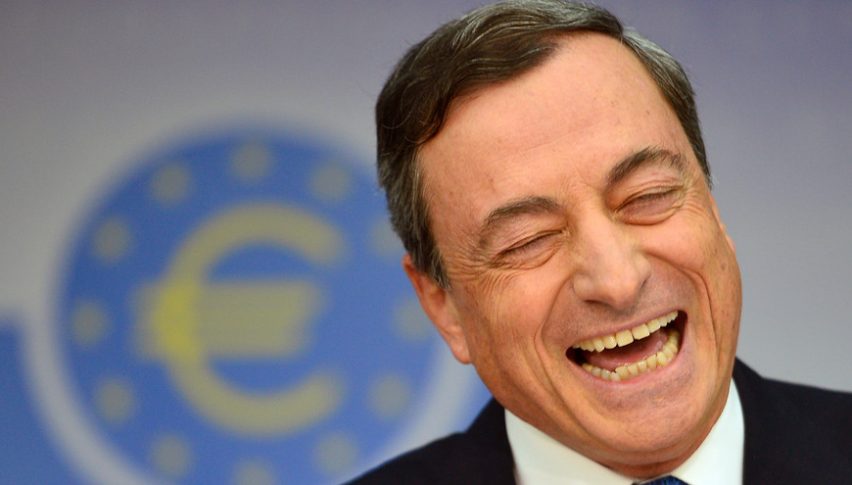 Let's see if Draghi will be so smiley now during the press conference