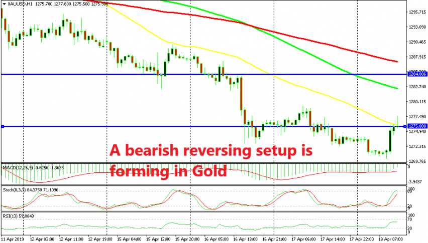The jump looks over for Gold