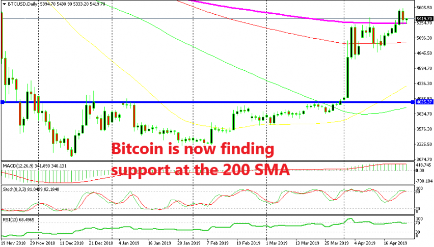Bitcoin should remain bullish if it stays above the 200 SMA