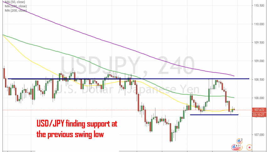 Will USD/JPY reverse again at the 50 SMA?