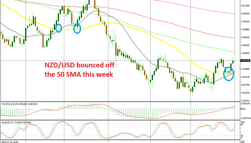 NZD/USD has turned bullish again on the daily chart