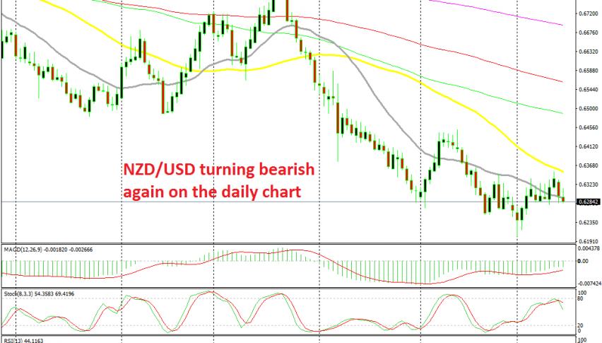 The 50 SMA stopped the retrace higher