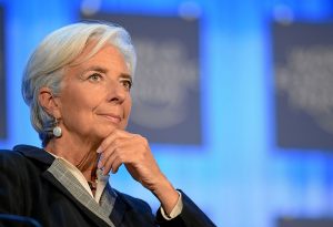 Lagarde is in...