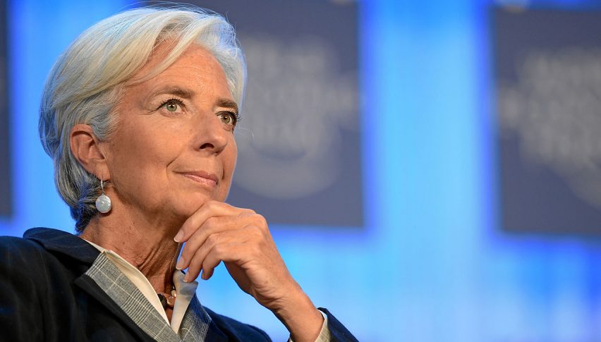 Christine Lagarde acknowledges the weak shape of the Eurozone economy