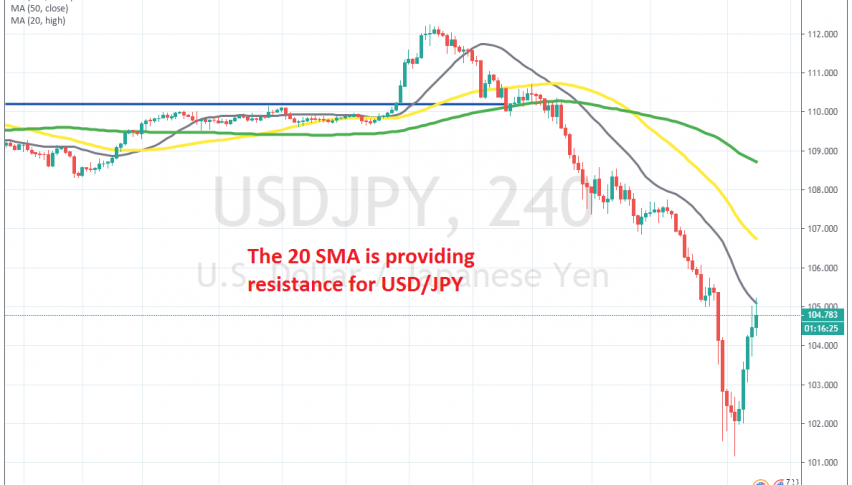 The pullback is complete for USD/JPY on the H4 chart