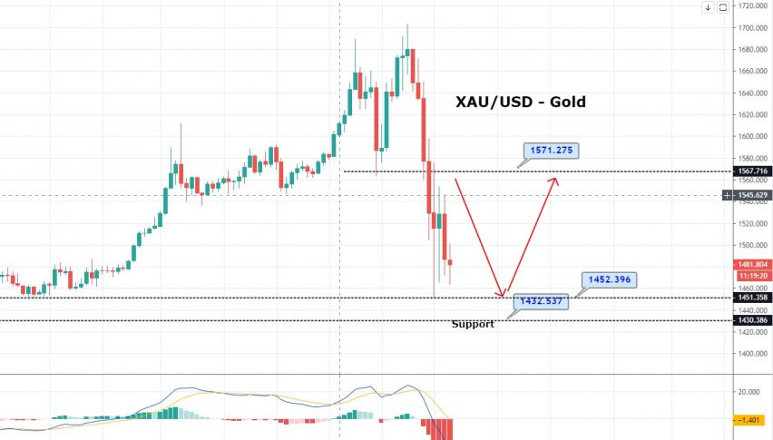 Gold Plunged Amid Stronger Dollar - What to Expect Today?