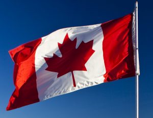The Canadian flag continues to fly proud above coronavirus