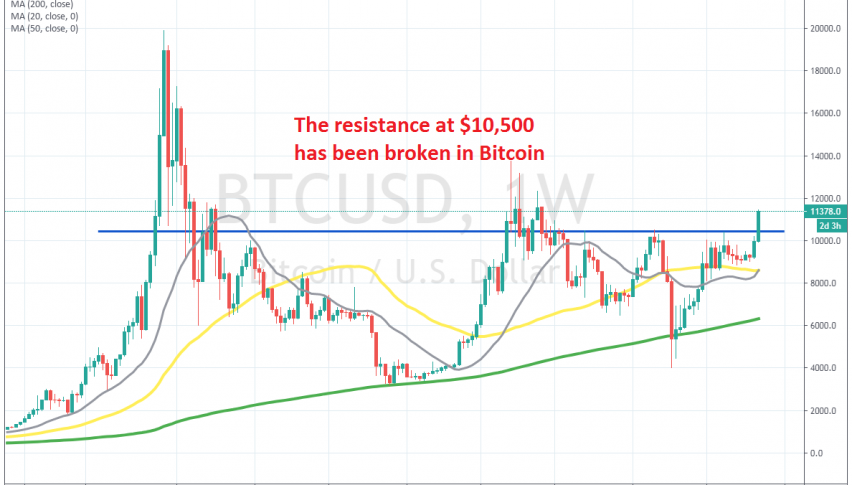 Bitcoin turned bullish again this week