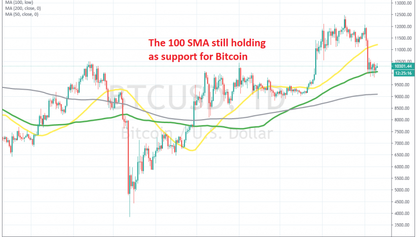 The pullback seems complete on the daily chart