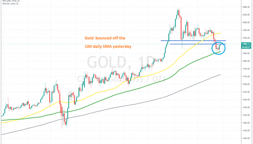 Let's see if the bounce will reach the 50 SMA