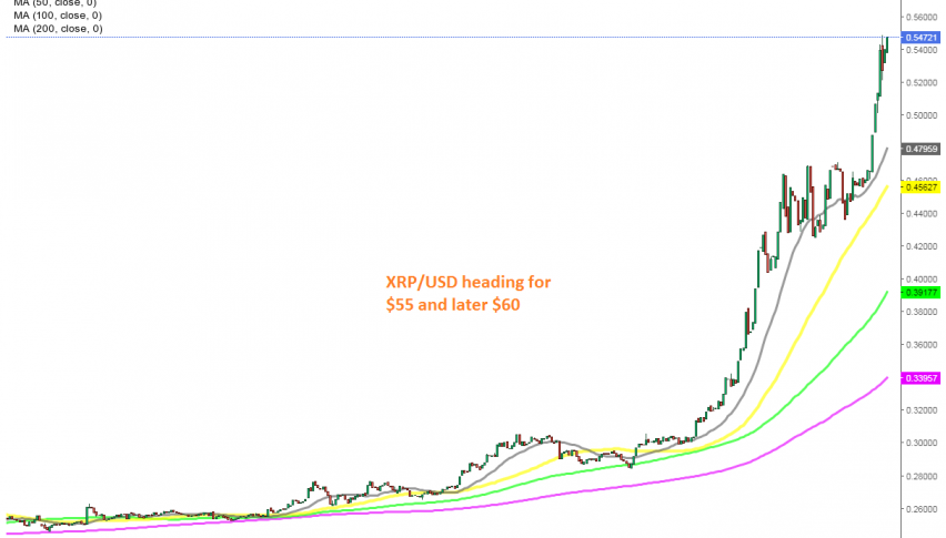 The uptrend is only picking up pace in cryptos