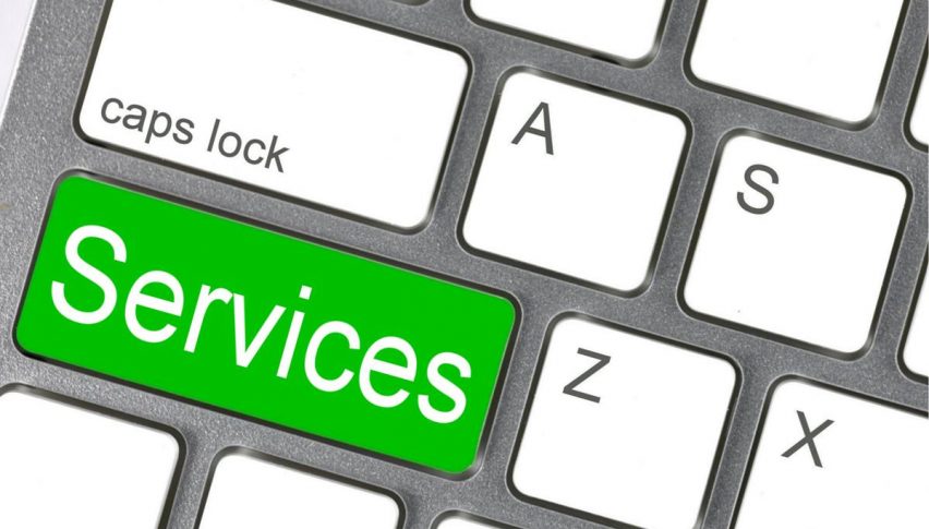 The services activity picked up in December in the Eurozone