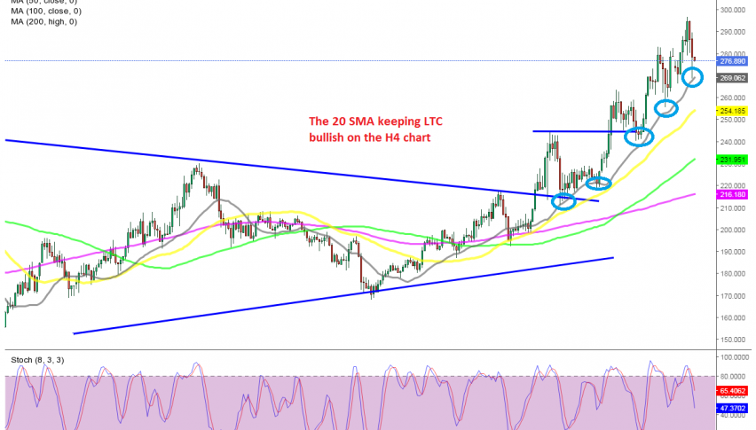 The 20 SMA already rejected the price
