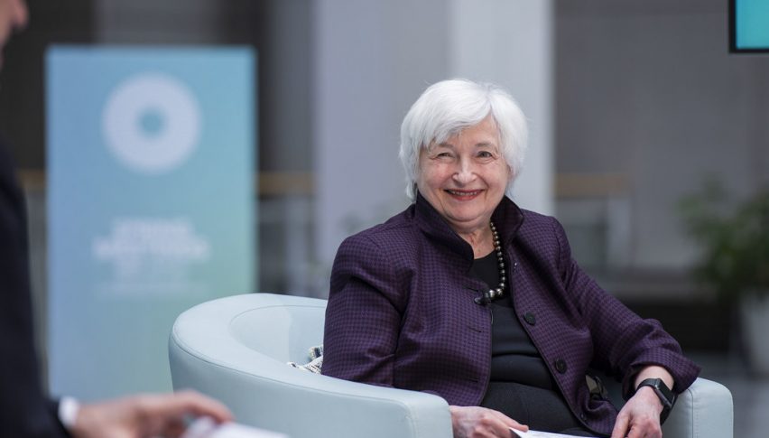 US Treasury Secretary Yellen Joins Fed Officials