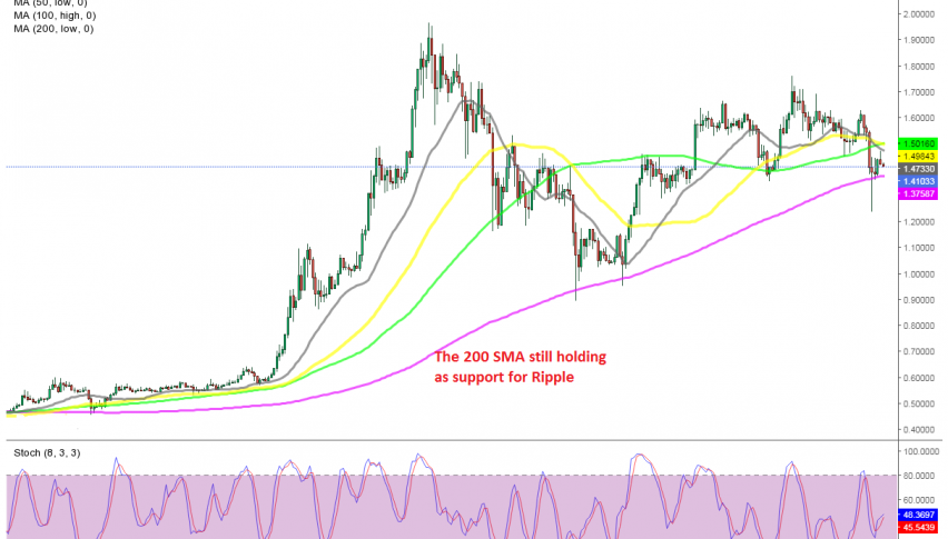 Ripple is finding it difficult to bounce higher though