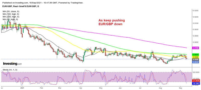 The bearish trend continues in EUR/GBP