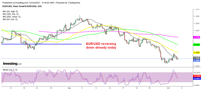EUR/USD has entered a long term decline since summer