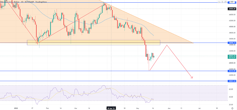 Bitcoin Price Prediction - Can BTC Reverse Above $30,000?