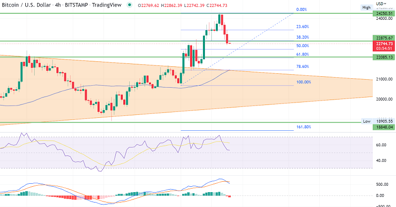 Bitcoin Steady Below $24K - Why Could BTC Initiate Bearish Correction?