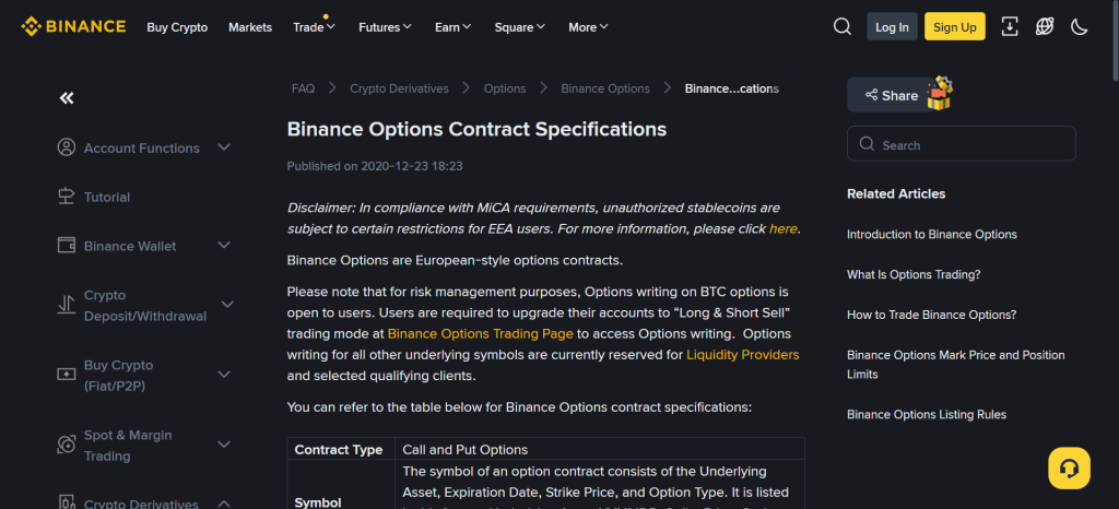 What are options contracts used for