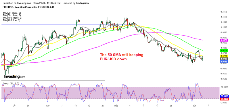 Will sellers activate at the 50 SMA again?