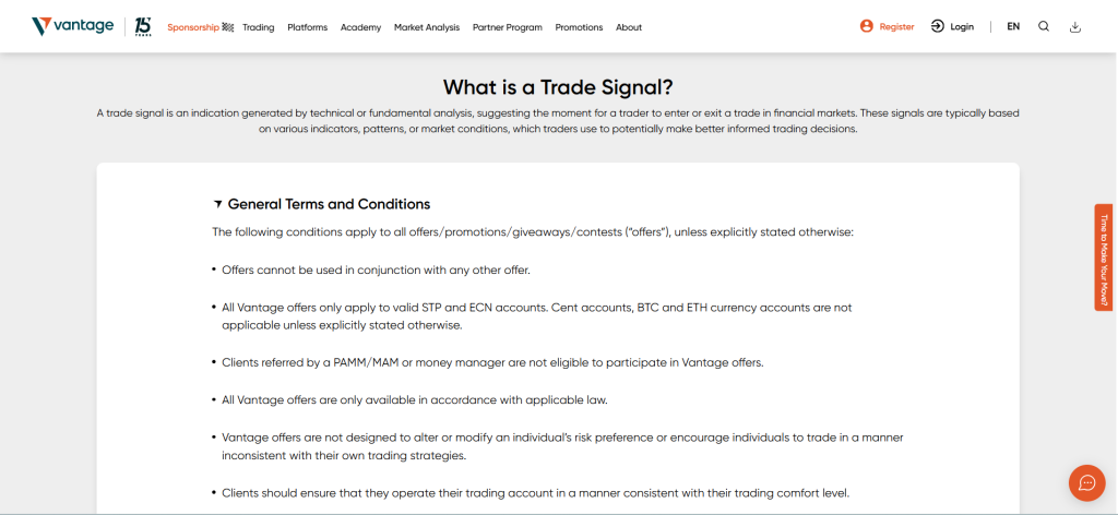 Vantage Trading Central Vantage Trading Central