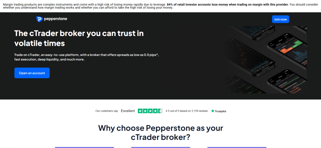 Pepperstone cTrader Pepperstone cTrader