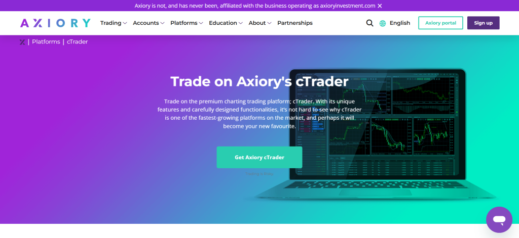 Axiory cTrader Axiory cTrader