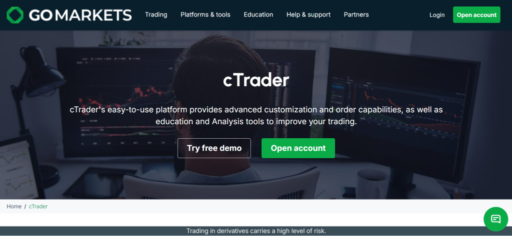 GO Markets cTrader GO Markets cTrader