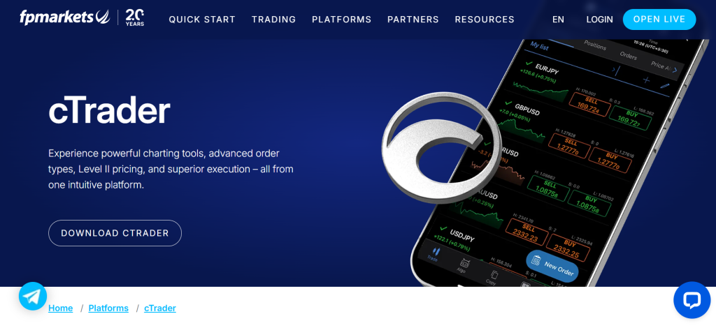 FP Markets cTrader FP Markets cTrader