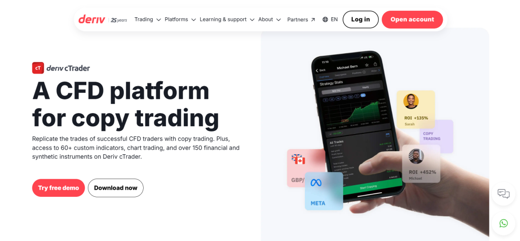 Deriv cTrader Deriv cTrader