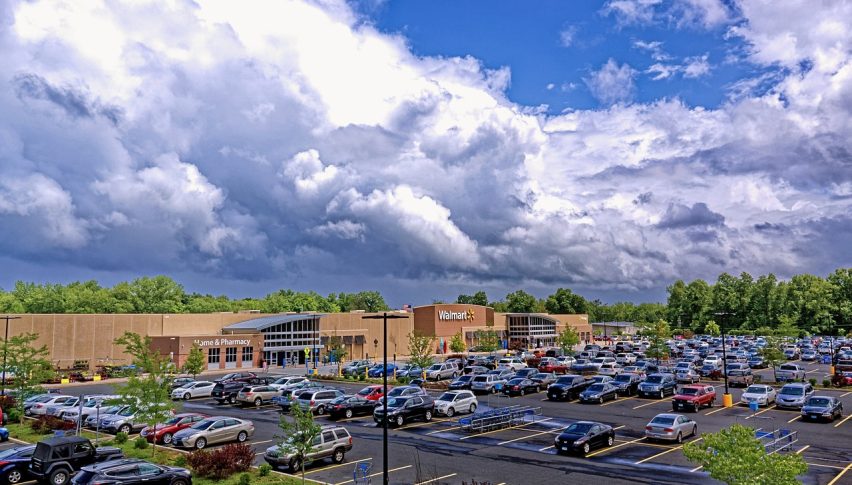 Walmart stock fell sharply Thursday.
