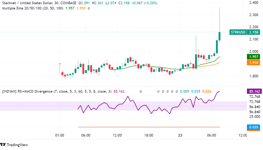 Starknet (STRK) Recovers After Airdrop Optimism and Profit Taking