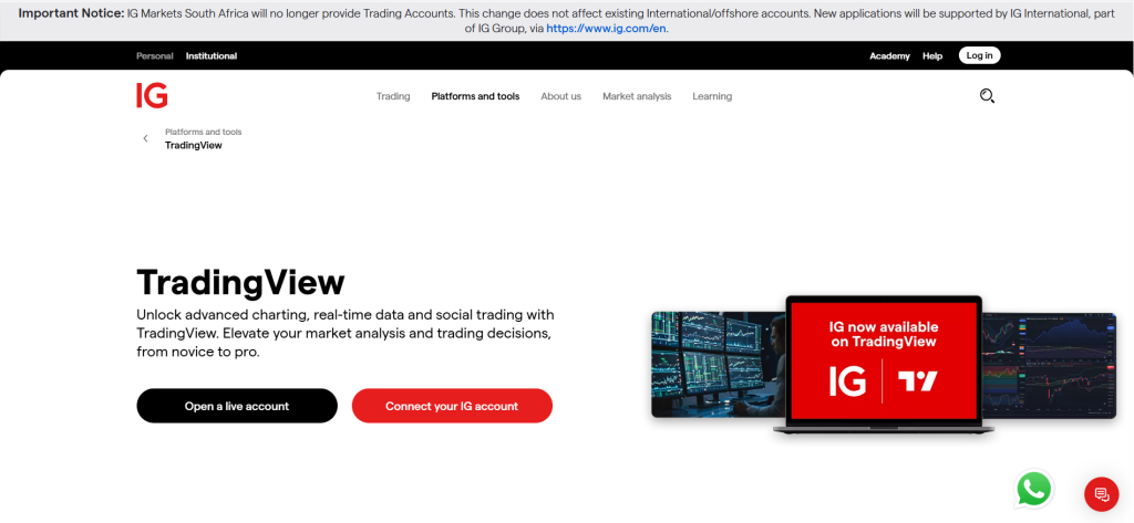 IG TradingView IG TradingView