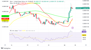 Bonk Surges Over 20% Amidst Bullish Market Sentiment and Revolut Listing Rumors