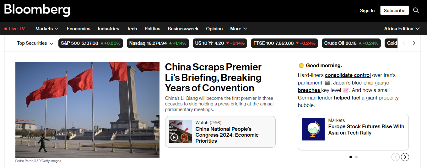 Bloomberg  Bloomberg