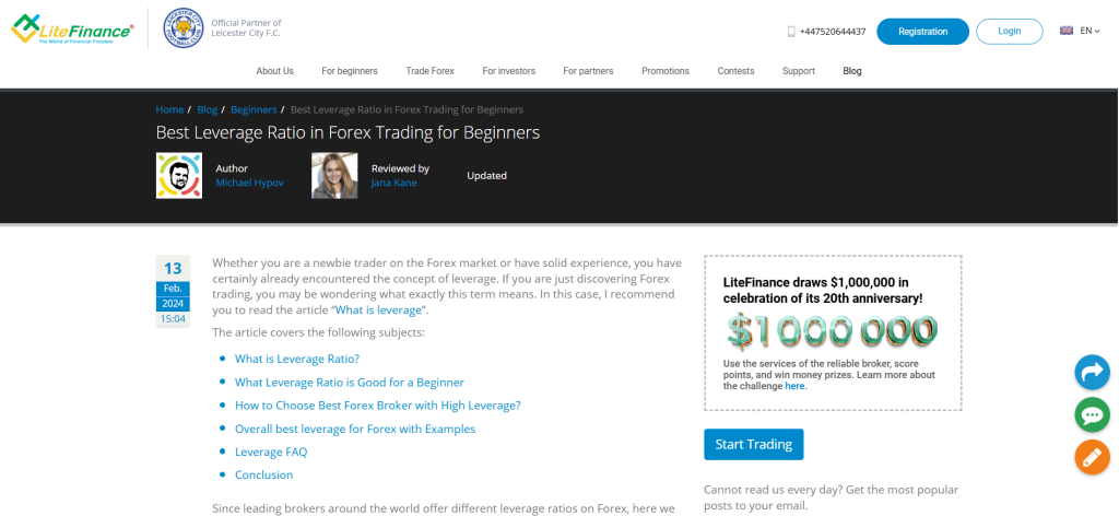 LiteFinance High Leverage LiteFinance High Leverage