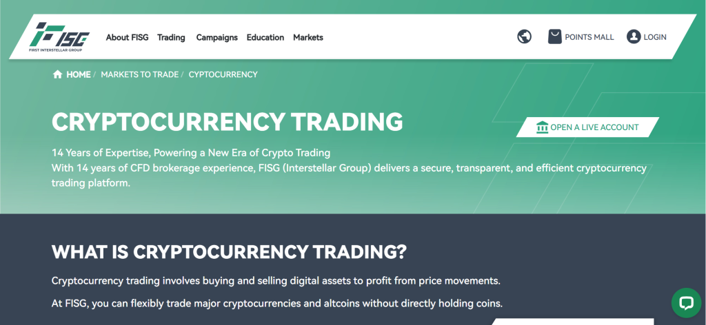 FISG MetaTrader Crypto Trading Broker FISG MetaTrader Crypto Trading Broker