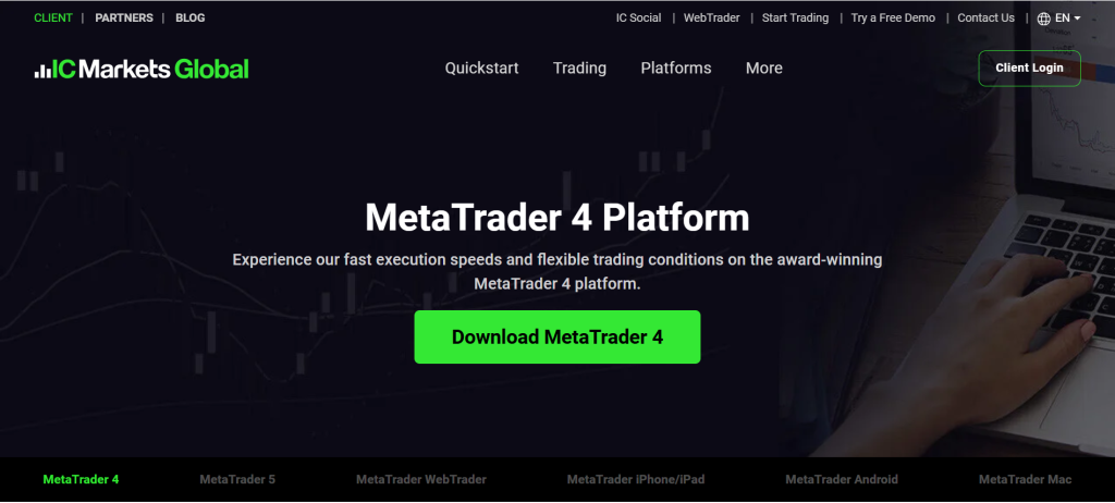 IC Markets MetaTrader 4 IC Markets MetaTrader 4