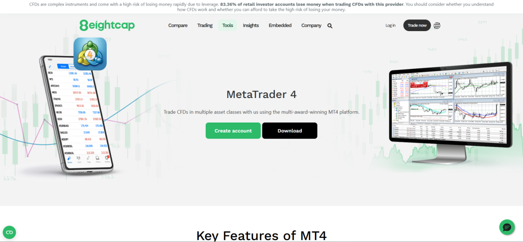 Eightcap MT 4 Eightcap MT 4