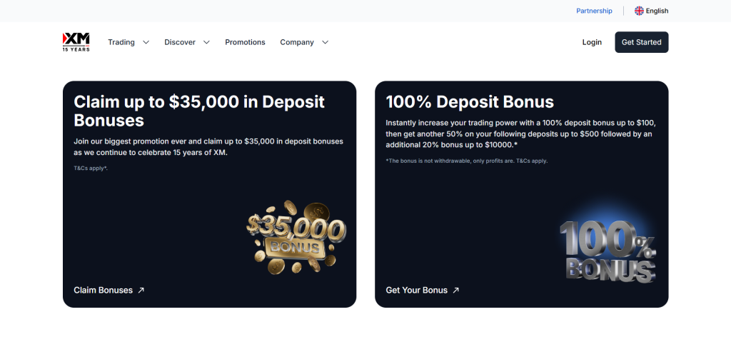 XM $30 No Deposit Bonus